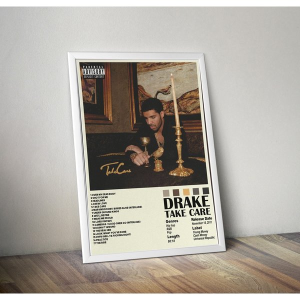 Drake Take Care Poster, Drake Poster