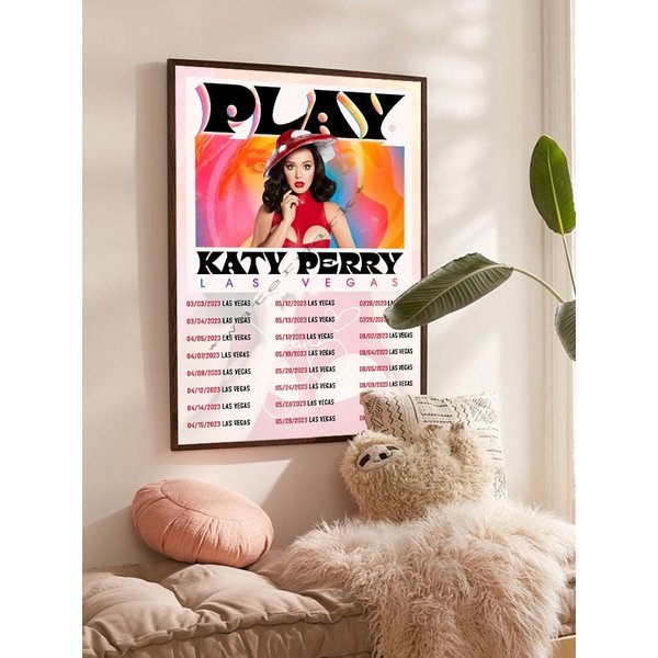 Katy Perry Play Las Vegas Tour 2023 Poster