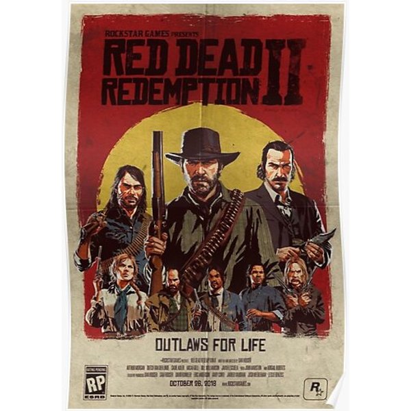Poster Red Dead Redemption 2 Premium Matte Vertical Poster