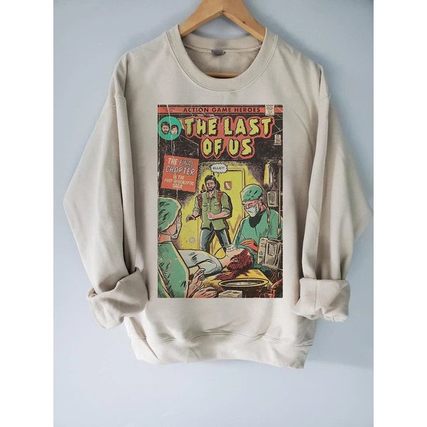 The Last Of Us - Ending Comic Cover Fan Art Poster Vintage Shirt-image