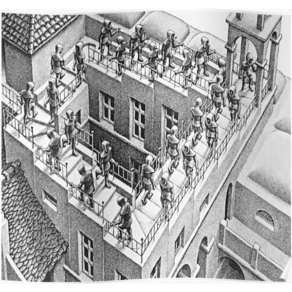 Escher Premium Matte Vertical Poster-image