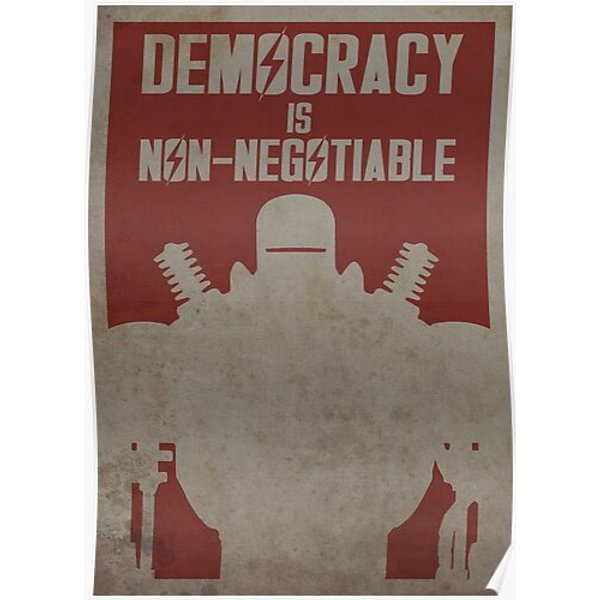 Liberty Prime Premium Matte Vertical Poster-image