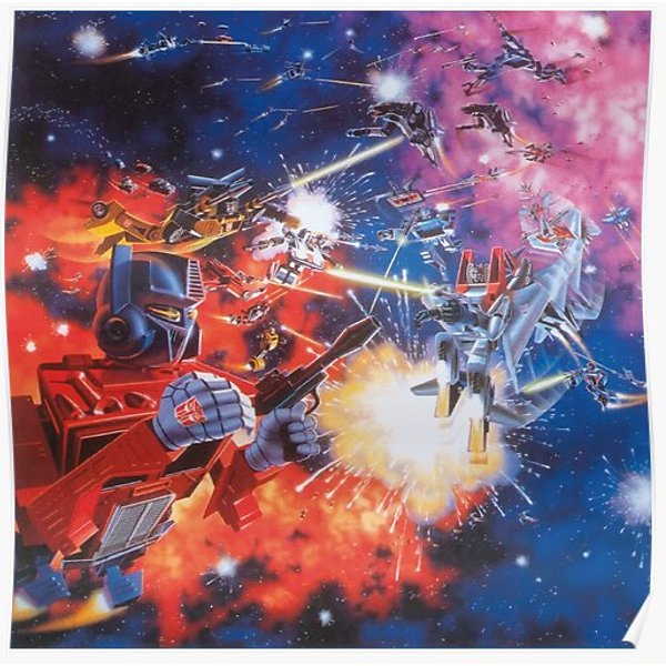 Transformers G1 Boxart Premium Matte Vertical Poster-image