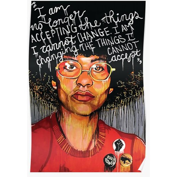 Angela Davis Premium Matte Vertical Poster-image