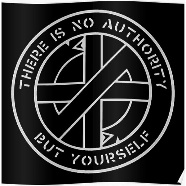 Crass - There Is No Authority But Yourself Premium Matte Vertical Poster-image