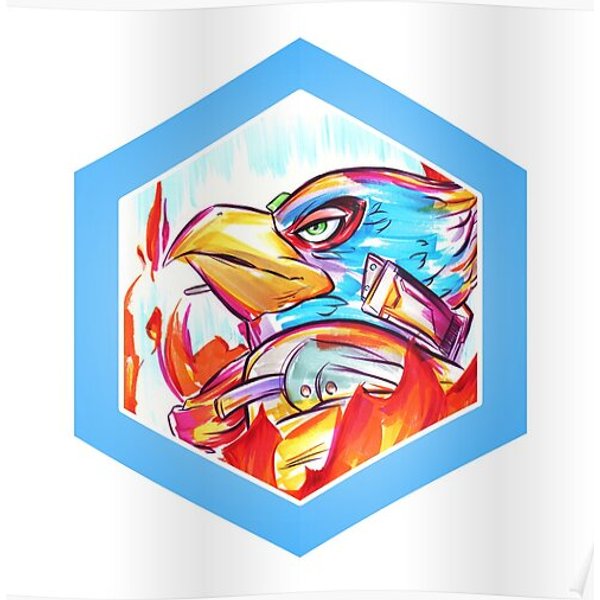 Falco Lombardi Star Fox Premium Matte Vertical Poster-image