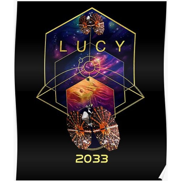 Lucy Mission Time Capsule 2033 Premium Matte Vertical Poster-image