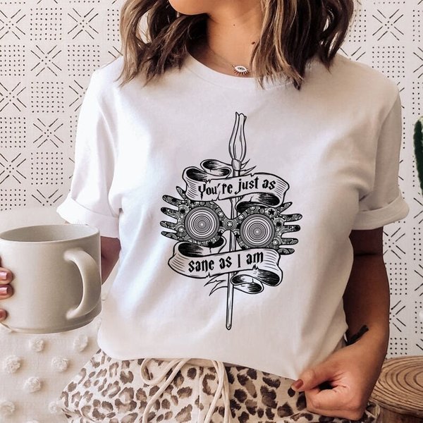 Luna Lovegood Sane As I Am Vintage Shirt, Luna Lovegood Cute Cartoon Shirt-image