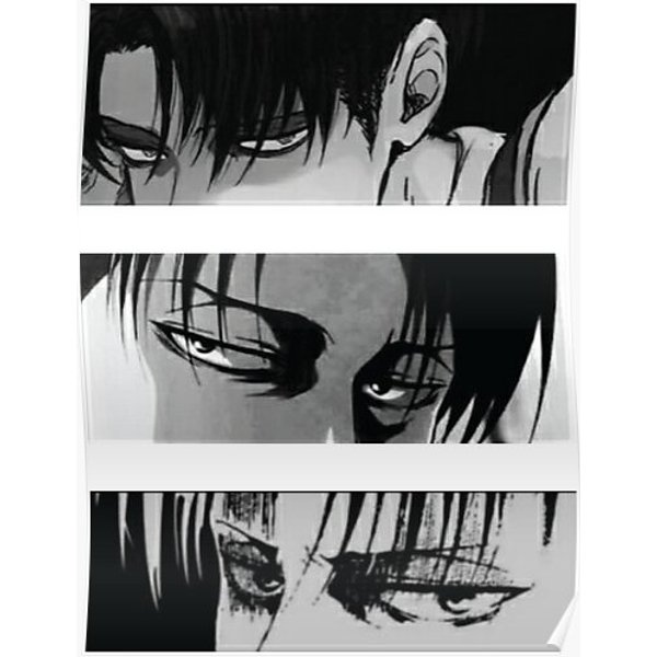 Levi Ackerman- Attack On Titan Premium Matte Vertical Poster-image