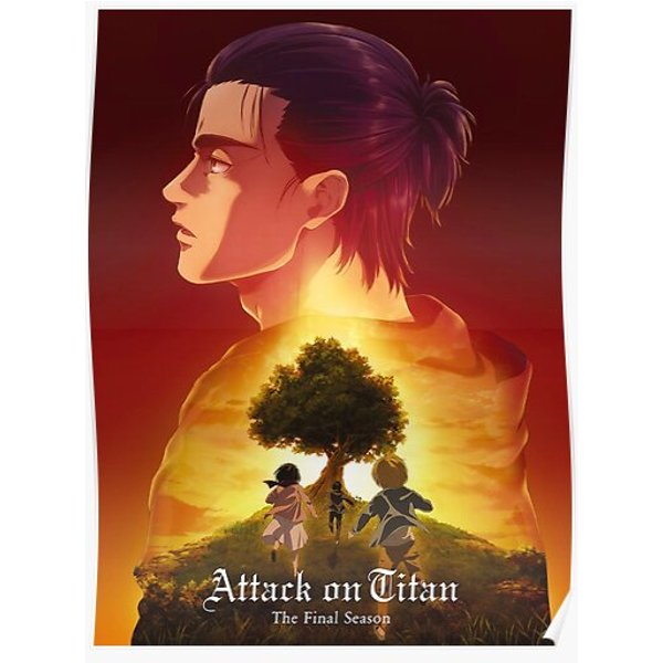 Attack On Titan The Final Season Premium Matte Vertical Poster-image