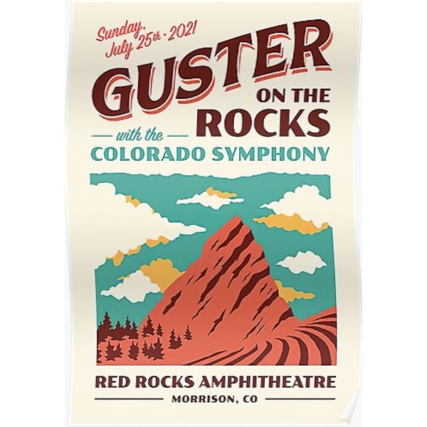 Guster On The Rocks Premium Matte Vertical Poster-image