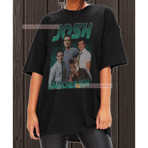 Josh Hutcherson Shirt Tshirt Unisex Cotton Vintage 90'S Graphic Tee Unisex Crewneck Shirt-image