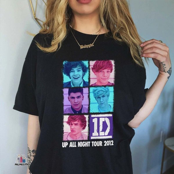 One Direction Up All Night Tour 2012 T-Shirt, One Direction 2012 Shirt-image