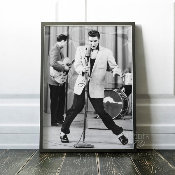 Elvis Presley Rock And Roll Music Poster-image