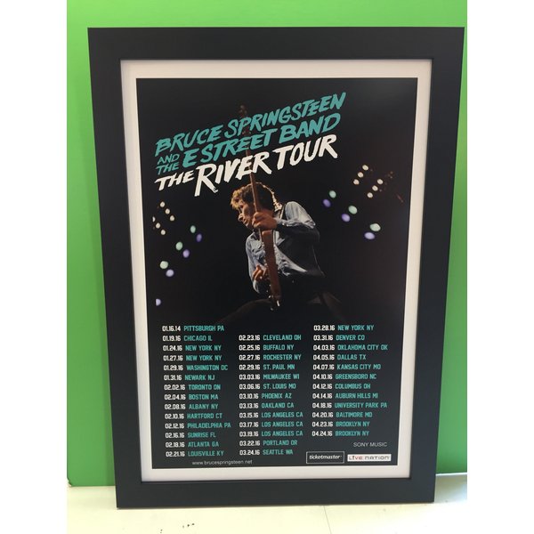 Bruce Springsteen The River Tour Poster