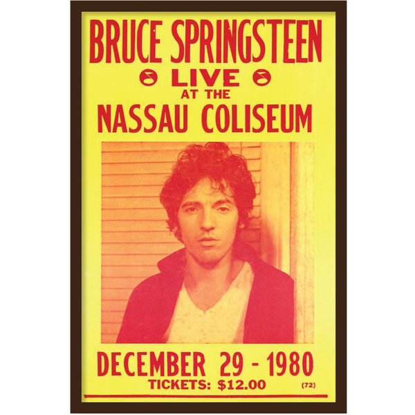 Bruce Springsteen - Nassau - 1981 - Vintage Concert Poster-image