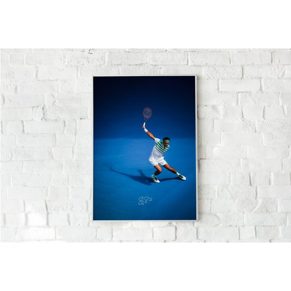 Inspirational Tennis Legend: Roger Federer Poster