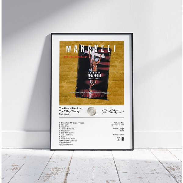 2Pac Poster - The Don Killuminati: The 7 Day Theory Album Cover Poster Print-image