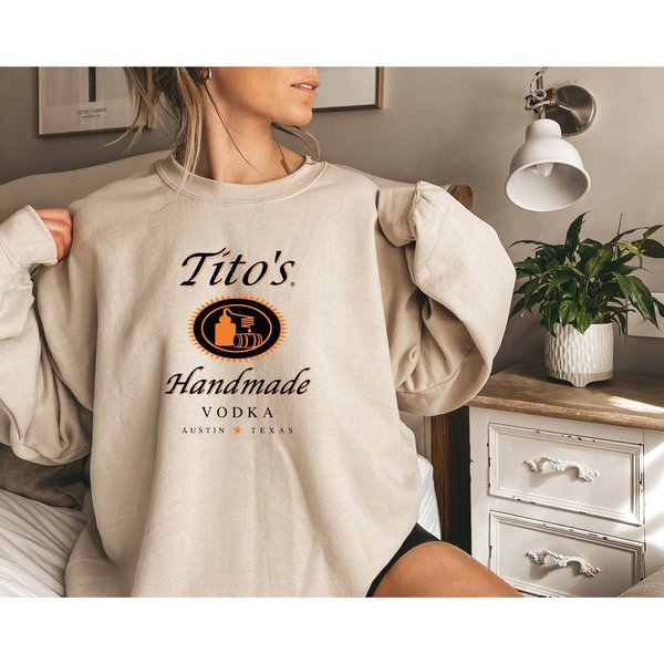 Tito Sweatshirt, Tito's Handmade Vodka Sweatshirt-image