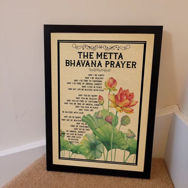 The Metta Bhavana Prayer Poster