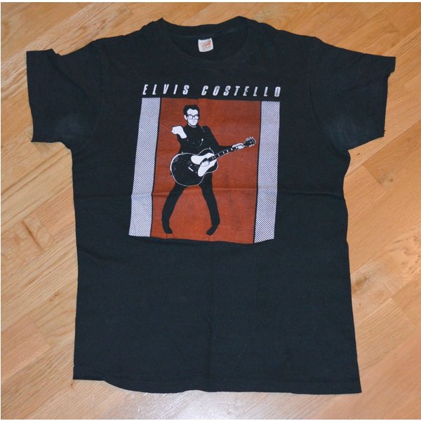 1970'S Elvis Costello Vintage T Shirt-image