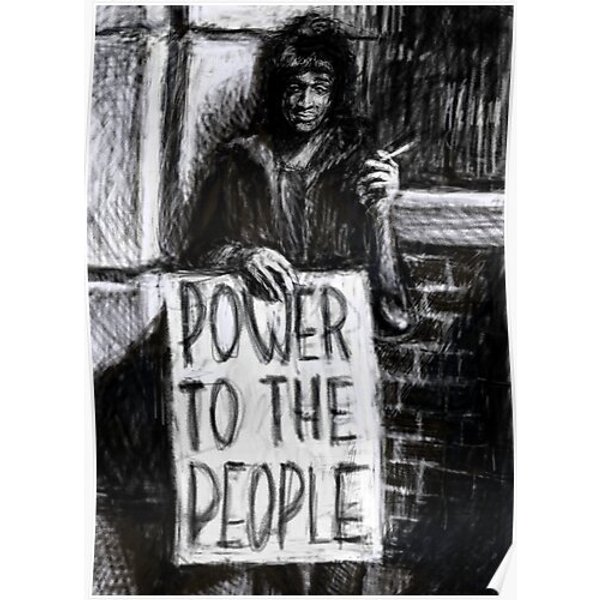 Marsha P. Johnson -- Power To The People Premium Matte Vertical Poster-image