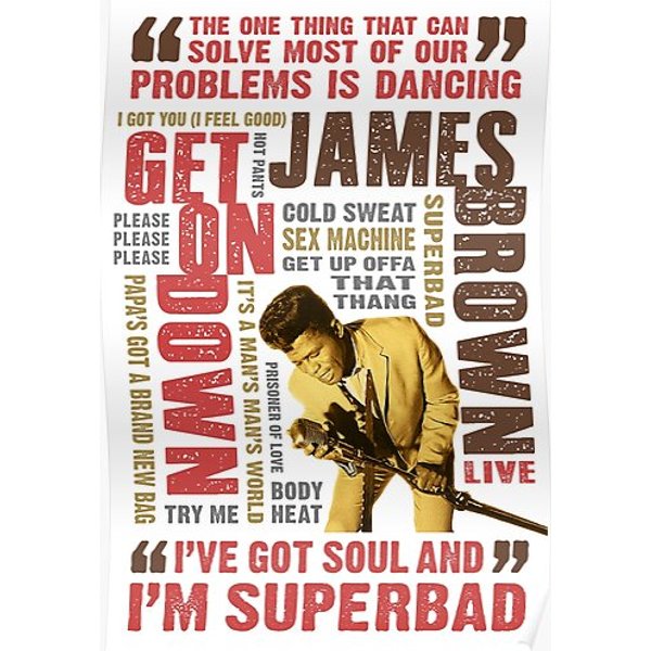 James Brown Premium Matte Vertical Poster-image