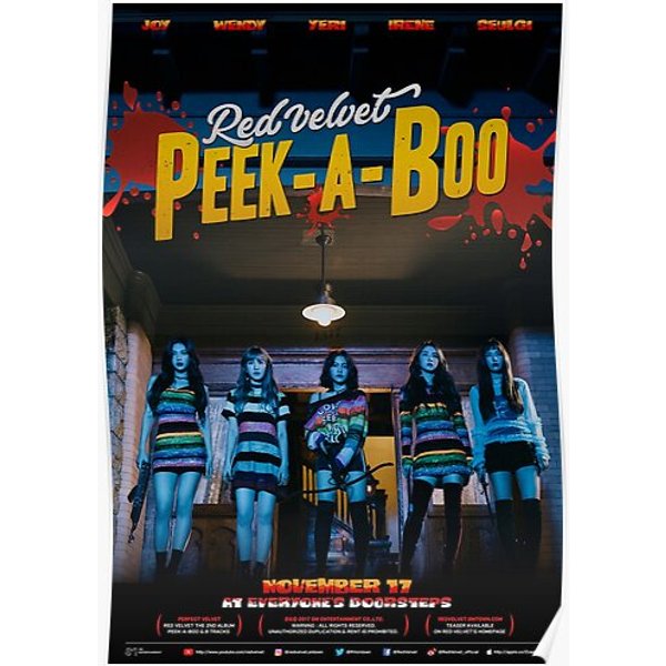 Red Velvet Peek-A-Boo Premium Matte Vertical Poster-image