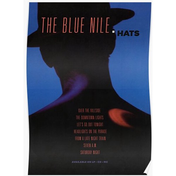 The Blue Nile Hats Release Advert Poster Premium Matte Vertical Poster-image