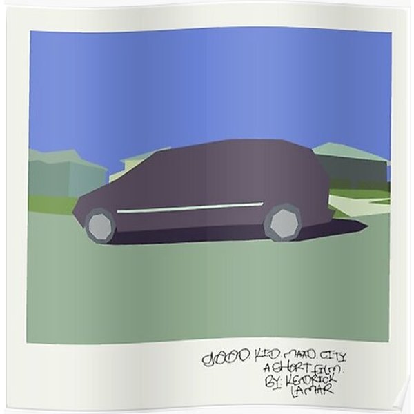 Good Kid Mad City Minimal Art Premium Matte Vertical Poster-image
