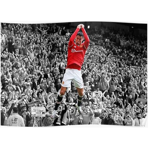 Cr7 Celebration Poster Premium Matte Vertical Poster-image