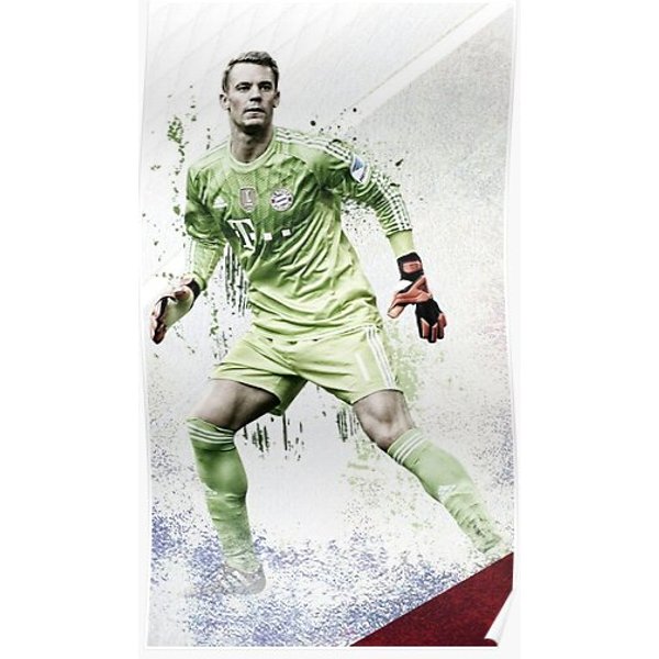 Art Manuel Neuer Wallpaper Premium Matte Vertical Poster-image