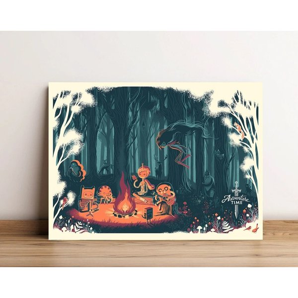 Adventure Time Un Poster, Cartoon Custom Poster