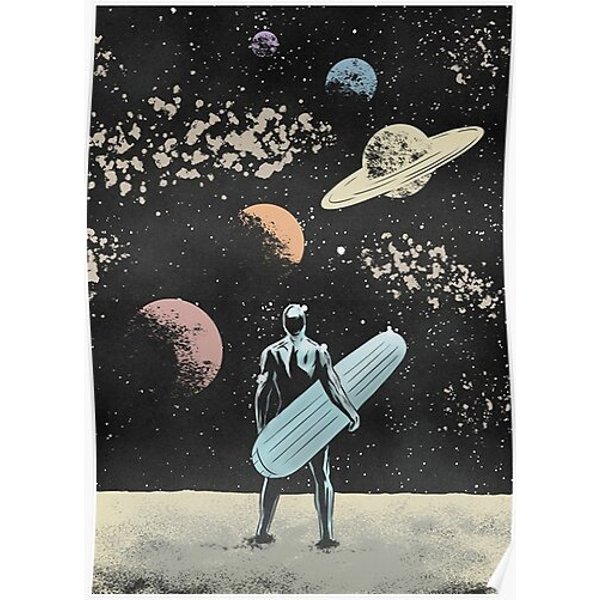 Silver Surfer Poster Premium Matte Vertical Poster