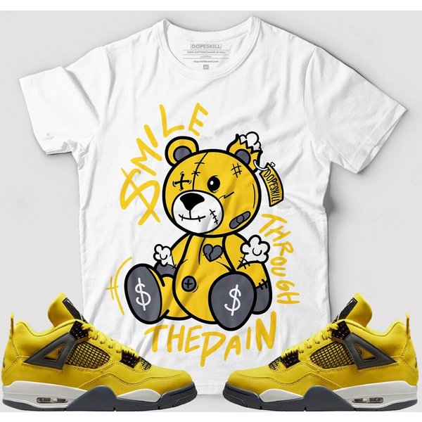 Bean Graphic To Match Jordan 4 Lightning T-Shirt-image