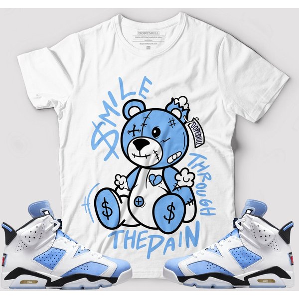 Bean Graphic To Match Jordan 6 Unc T-Shirt-image
