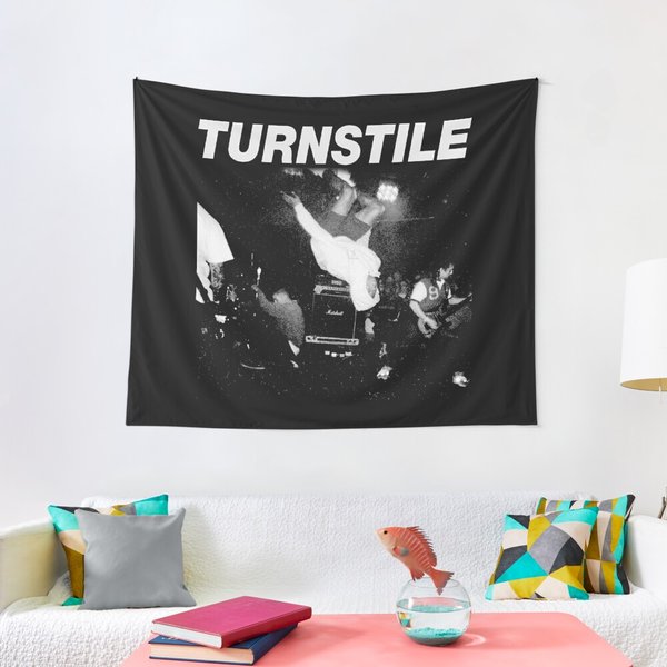 Backflip Jump Turnstile Tapestry-image