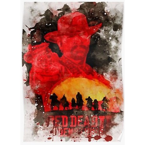 Arthur Morgan Red Dead Redemtion 2 Premium Matte Vertical Poster-image