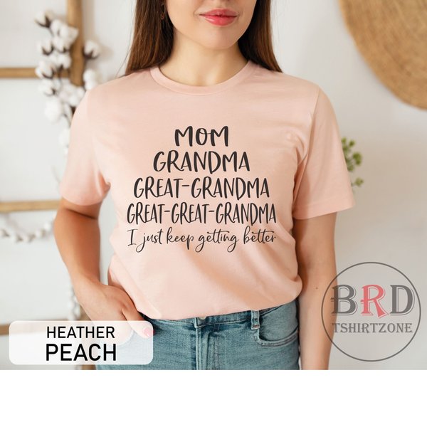 Great Great Grandma Shirt, Pregnancy Announcement, Gift For Great-Grandma-image