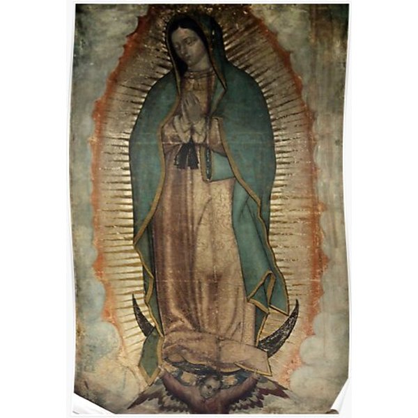 Original Image Of Our Lady Of Guadalupe Premium Matte Vertical Poster-image