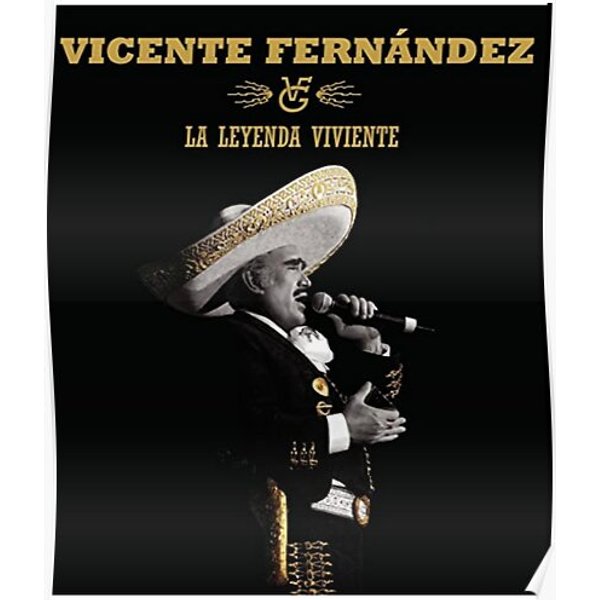 Vicente Fernandez The Living Legend Premium Matte Vertical Poster-image