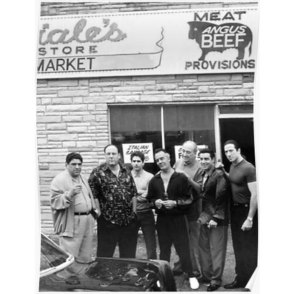 The Sopranos Family Vintage Poster Premium Matte Vertical Poster