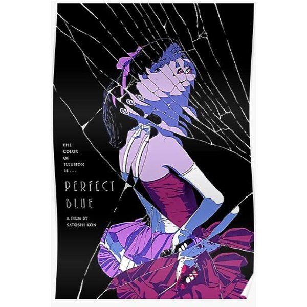 Perfect Blue 1997 Japanese Movie Poster Premium Matte Vertical Poster-image