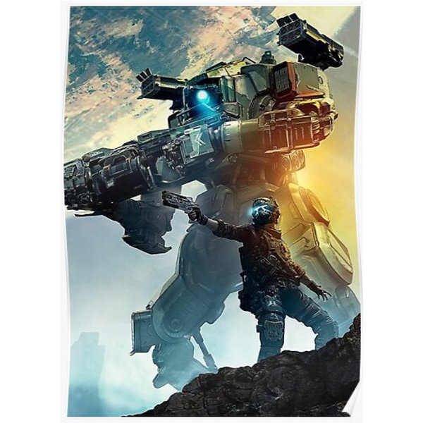 Titanfall 2 Helmet Premium Matte Vertical Poster