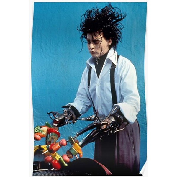 Edward Scissorhands Shish Kebab Premium Matte Vertical Poster-image