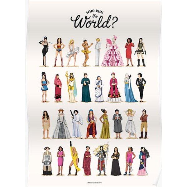 Who Run The World? Premium Matte Vertical Poster-image