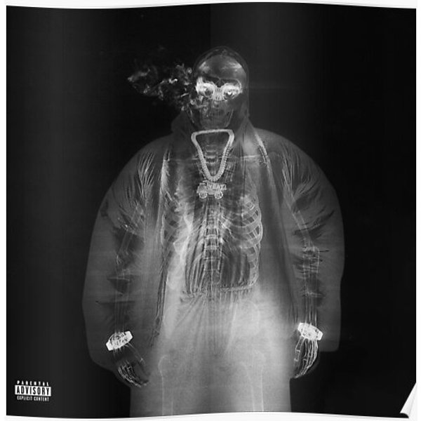 Yeat AftëRlyfe Skull Premium Matte Vertical Poster-image