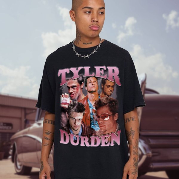 Vintage Tyler Durden Fight Club T-Shirt-image