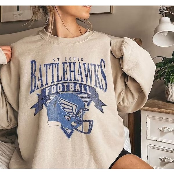 St. Louis Battlehawks Football T-Shirt, American Football Tshirt-image