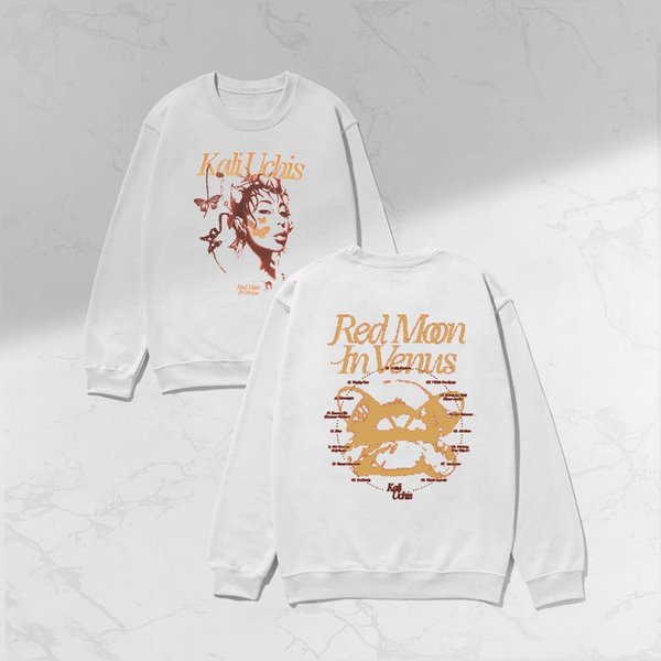 Red Moon In Venus Album 2 Sides Sweatshirt Kali Uchis Red Moon In Venus Merch Sweatshirt-image